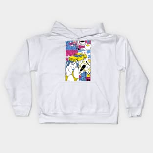 Comic Panel 01 Kids Hoodie